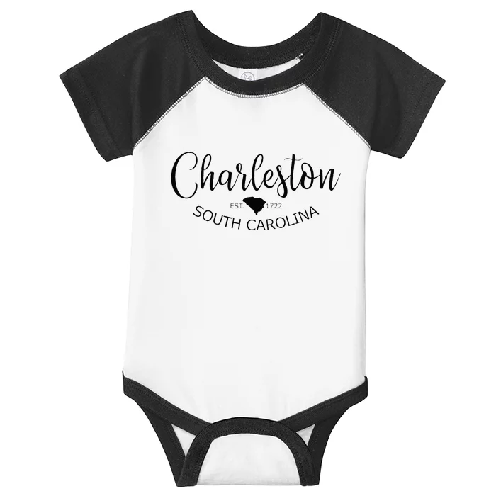 Charleston South Carolina Apparel Charleston SC US City Infant Baby Jersey Bodysuit