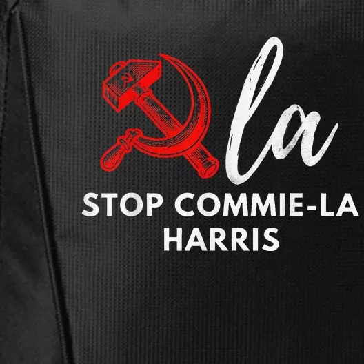 Commiela Stop Commiela Harris Stop Kamala Trump 2024 City Backpack