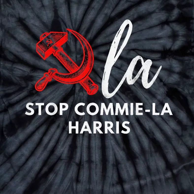 Commiela Stop Commiela Harris Stop Kamala Trump 2024 Tie-Dye T-Shirt