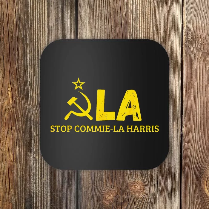 Commiela Stop Commiela Harris Stop Kamala Trump 2024 Coaster