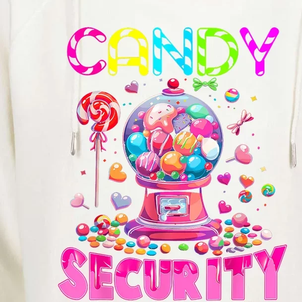 Candy Security Candyland Costume Teens Adult Womens Funnel Neck Pullover Hood