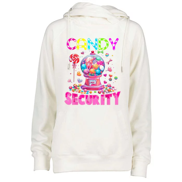 Candy Security Candyland Costume Teens Adult Womens Funnel Neck Pullover Hood