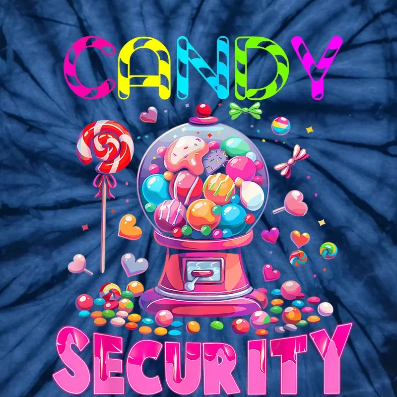 Candy Security Candyland Costume Teens Adult Tie-Dye T-Shirt