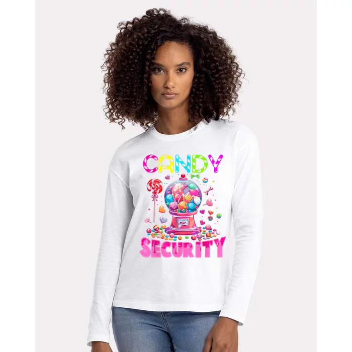 Candy Security Candyland Costume Teens Adult Womens Cotton Relaxed Long Sleeve T-Shirt