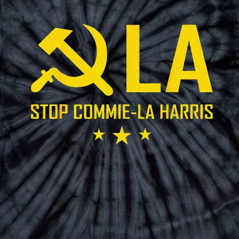 Commiela Stop Commiela Harris Stop Kamala Trump 2024 Tie-Dye T-Shirt