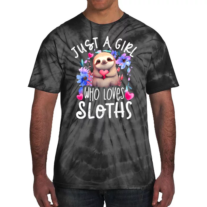 Cute Sloth Tie-Dye T-Shirt