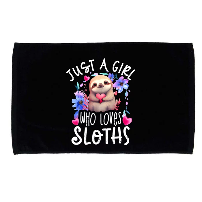 Cute Sloth Microfiber Hand Towel