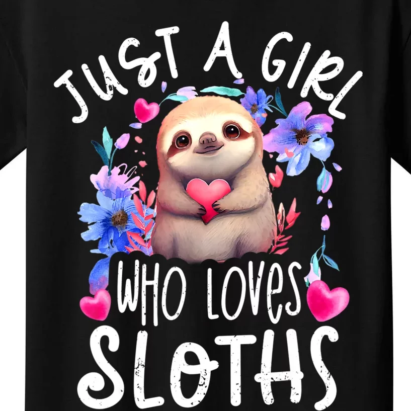 Cute Sloth Kids T-Shirt