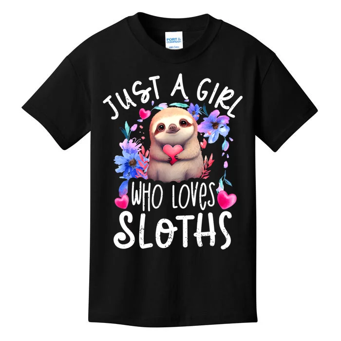 Cute Sloth Kids T-Shirt