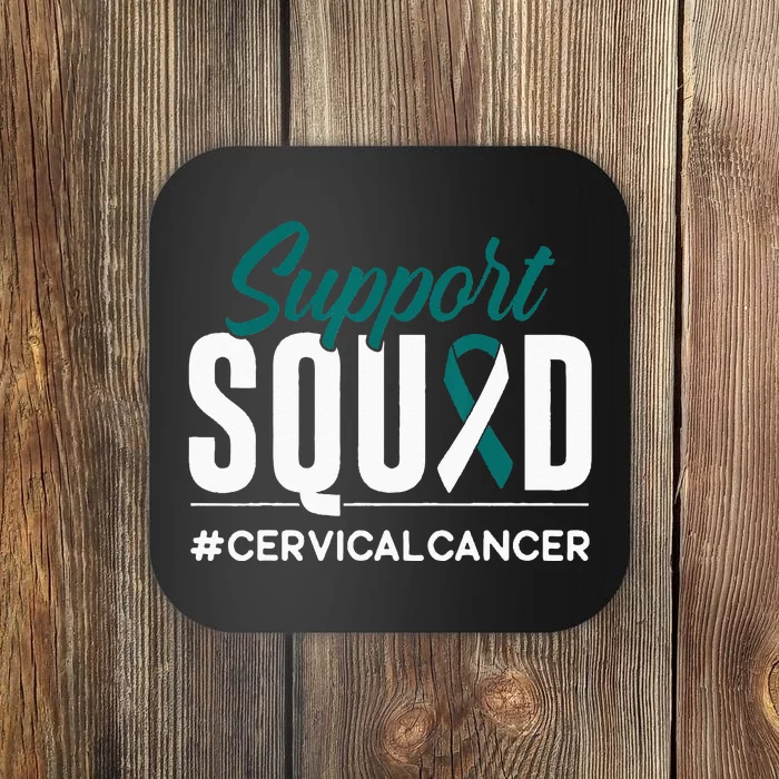 Cancer Survivor Cervical Cancer Awareness Gift Coaster