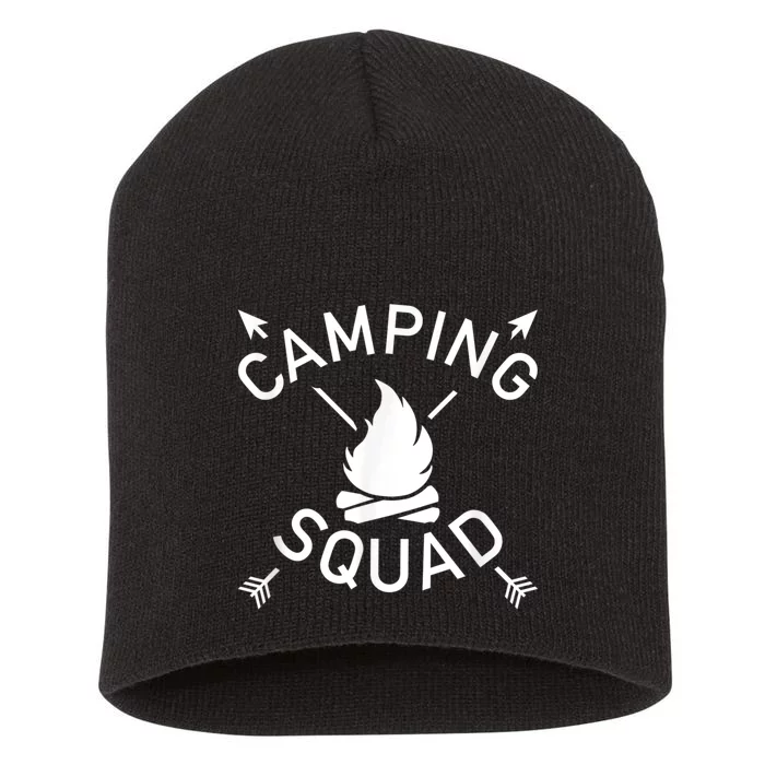 Camping Squad Short Acrylic Beanie