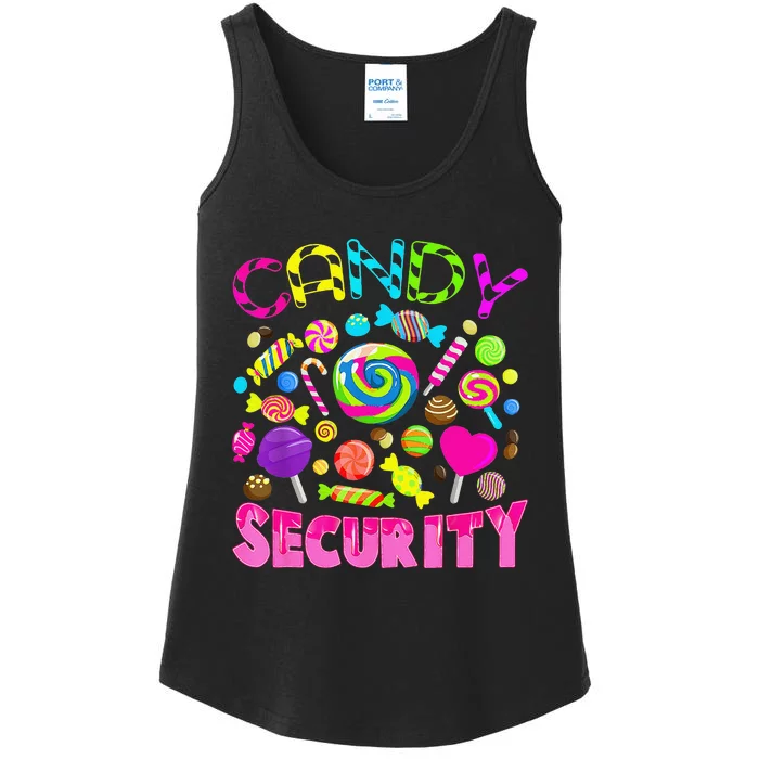 Candy Security Candyland Costume Gift Ladies Essential Tank