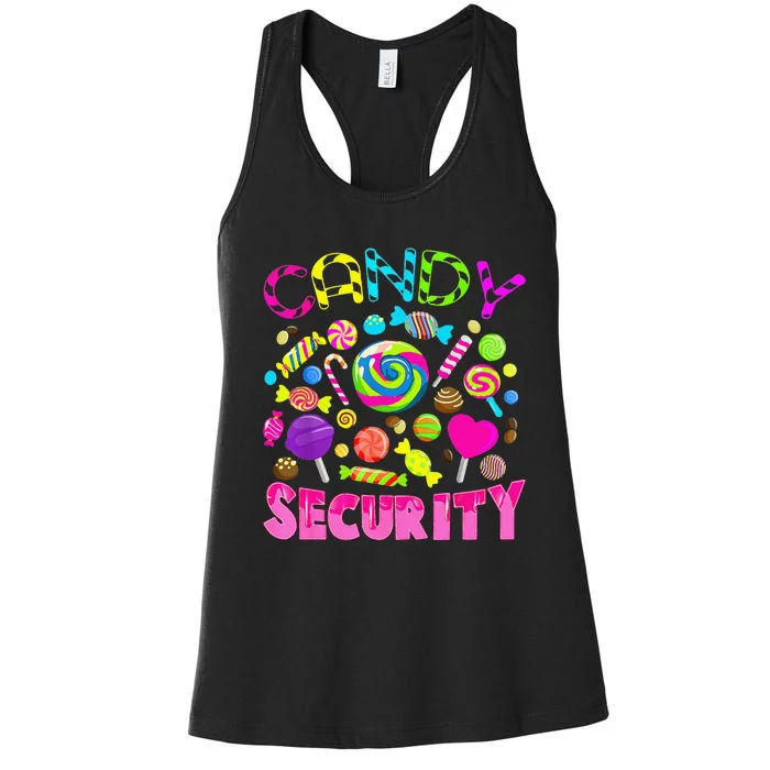 Candy Security Candyland Costume Gift Women's Racerback Tank