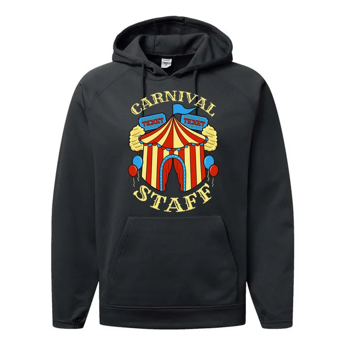 Carnival Staff Circus Event Security Ringmaster Lover Gift Performance Fleece Hoodie