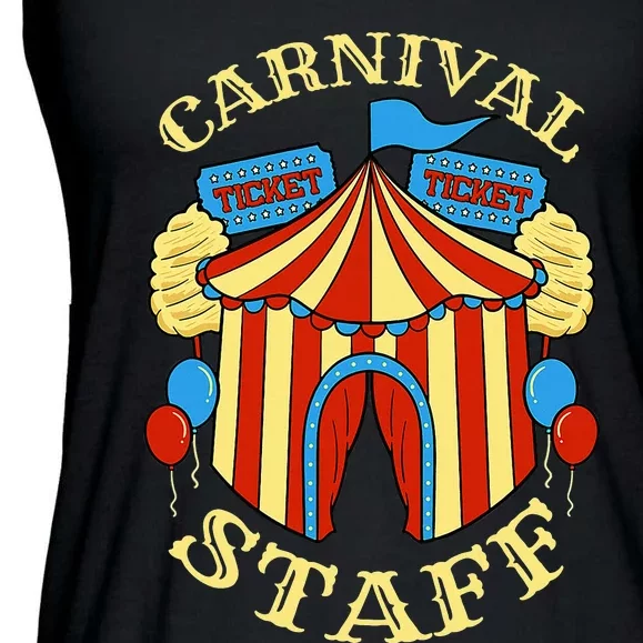 Carnival Staff Circus Event Security Ringmaster Lover Gift Ladies Essential Flowy Tank