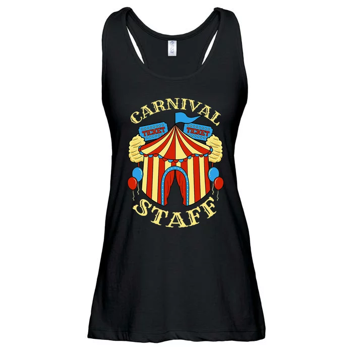 Carnival Staff Circus Event Security Ringmaster Lover Gift Ladies Essential Flowy Tank