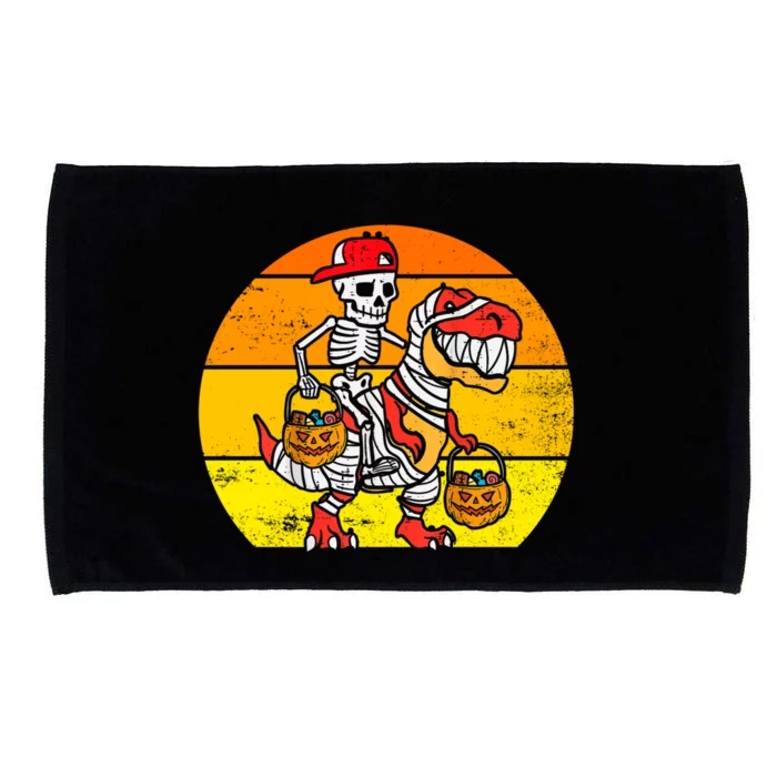 Cool Skeleton Cap Dino Mummy Halloween Gift Microfiber Hand Towel