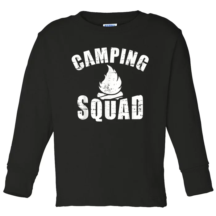 Camping Squad Toddler Long Sleeve Shirt