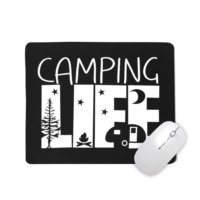 Camping Shirts Camping Life Camping Lover Women Men Gifts Mousepad