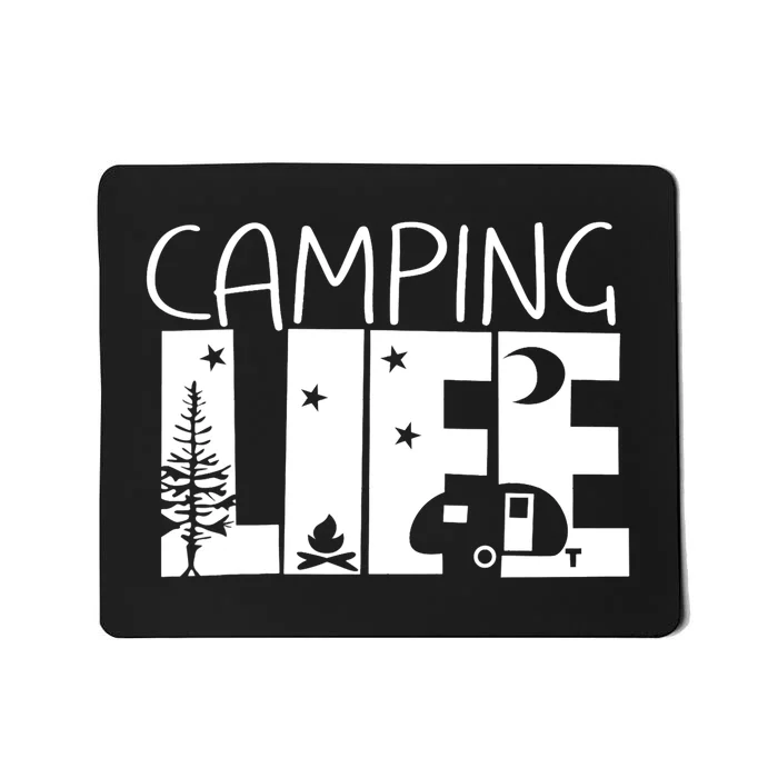 Camping Shirts Camping Life Camping Lover Women Men Gifts Mousepad