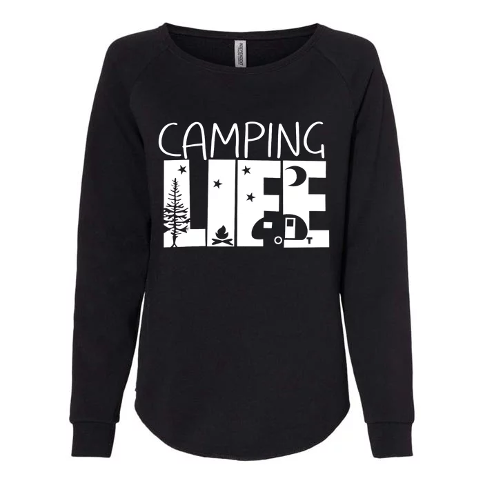 Camping Shirts Camping Life Camping Lover Women Men Gifts Womens California Wash Sweatshirt