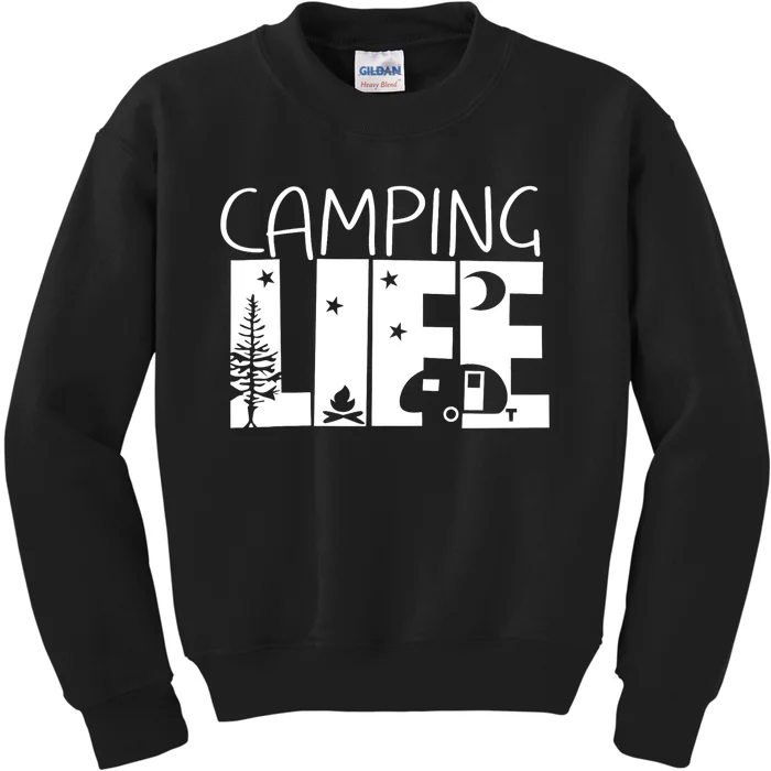 Camping Shirts Camping Life Camping Lover Women Men Gifts Kids Sweatshirt