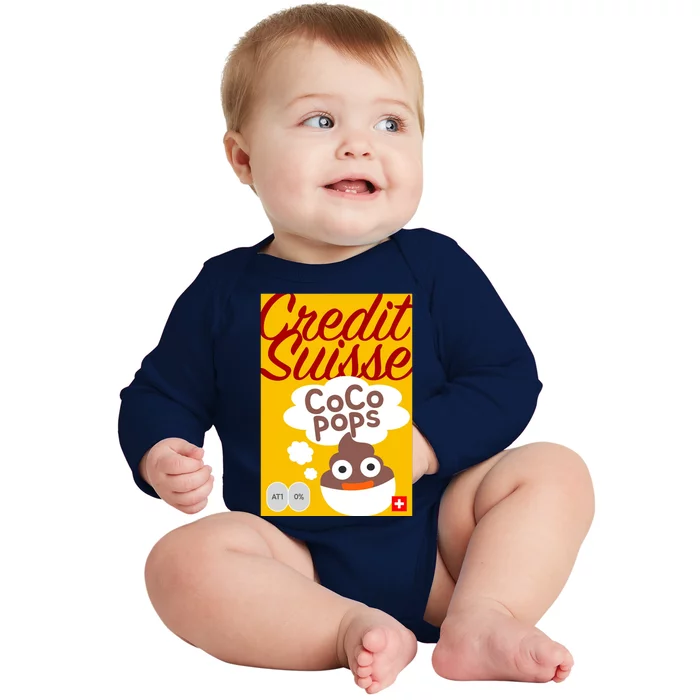 Credit Suisse CoCo Pops Baby Long Sleeve Bodysuit