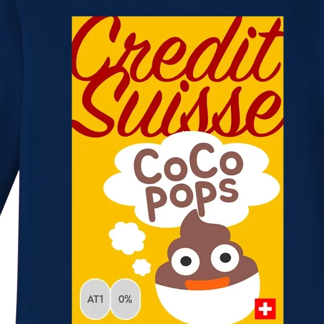 Credit Suisse CoCo Pops Baby Long Sleeve Bodysuit