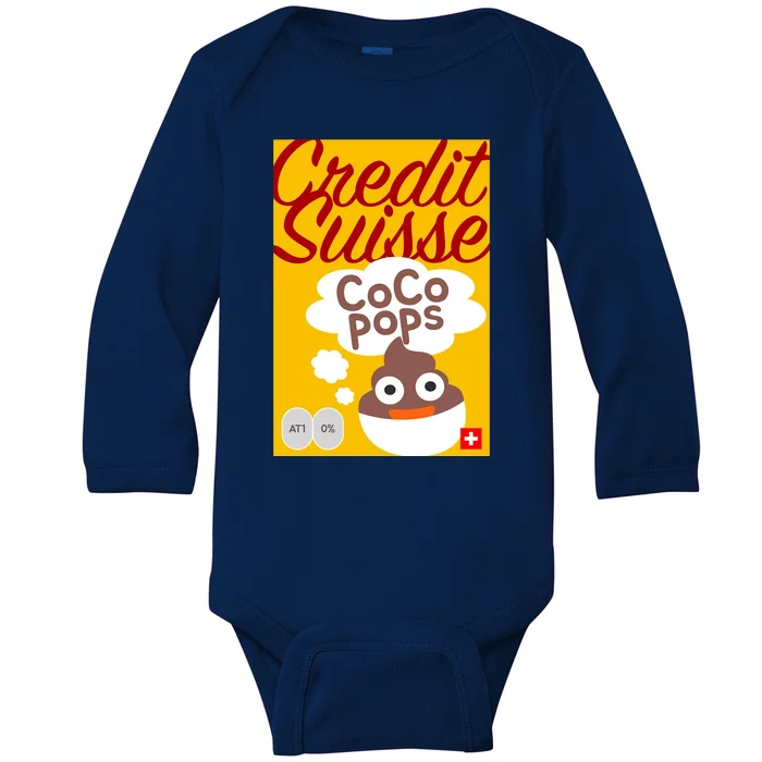 Credit Suisse CoCo Pops Baby Long Sleeve Bodysuit