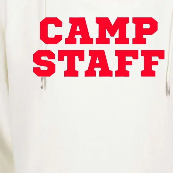 Camp Staff Womens Funnel Neck Pullover Hood