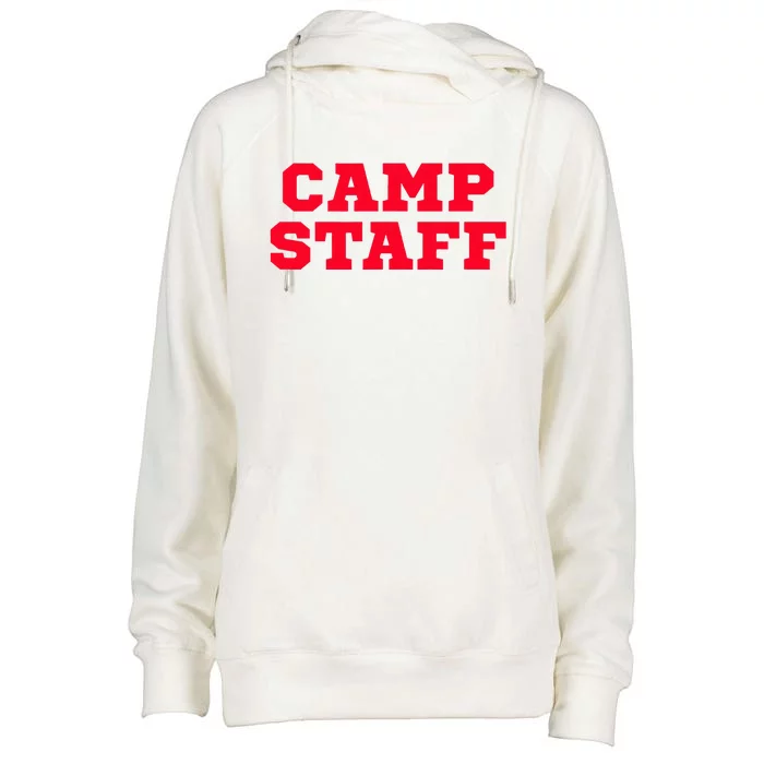 Camp Staff Womens Funnel Neck Pullover Hood