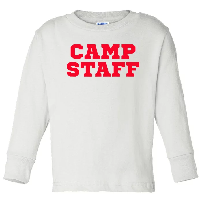 Camp Staff Toddler Long Sleeve Shirt