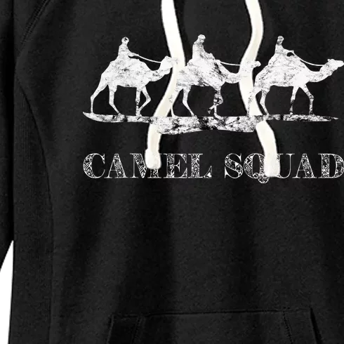 Camel Squad Camel Arabian Camel Animal Traveller Caravan Women's Fleece Hoodie