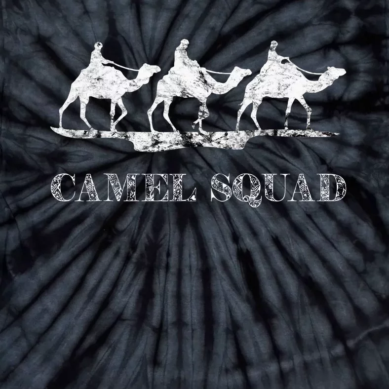 Camel Squad Camel Arabian Camel Animal Traveller Caravan Tie-Dye T-Shirt