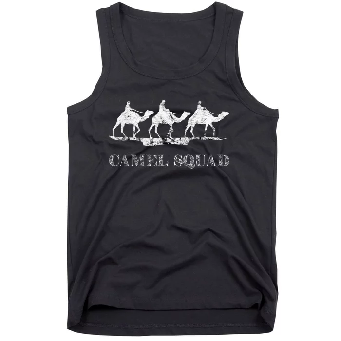 Camel Squad Camel Arabian Camel Animal Traveller Caravan Tank Top