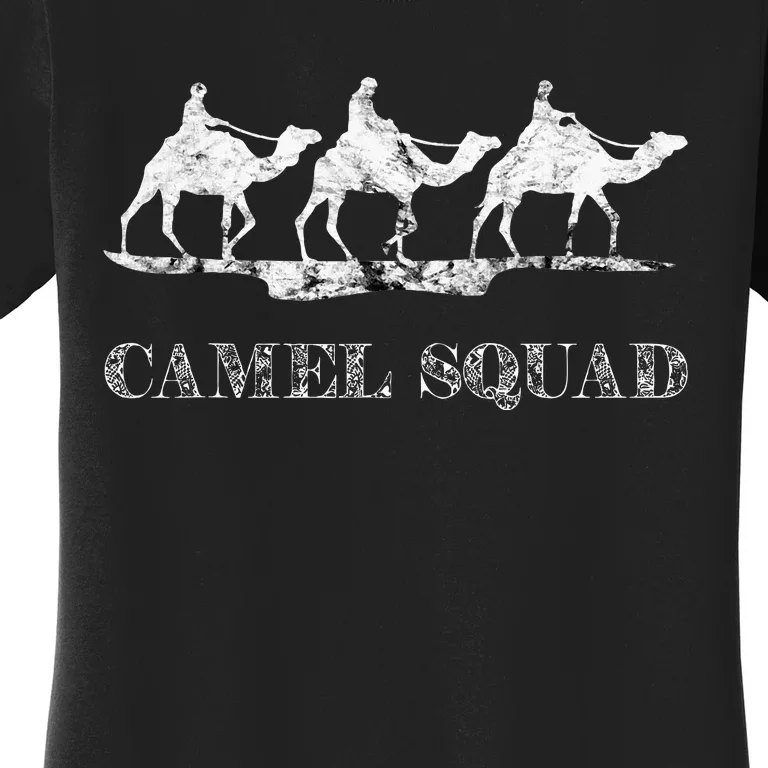 Camel Squad Camel Arabian Camel Animal Traveller Caravan Women's T-Shirt