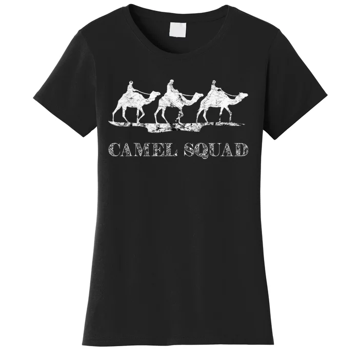 Camel Squad Camel Arabian Camel Animal Traveller Caravan Women's T-Shirt