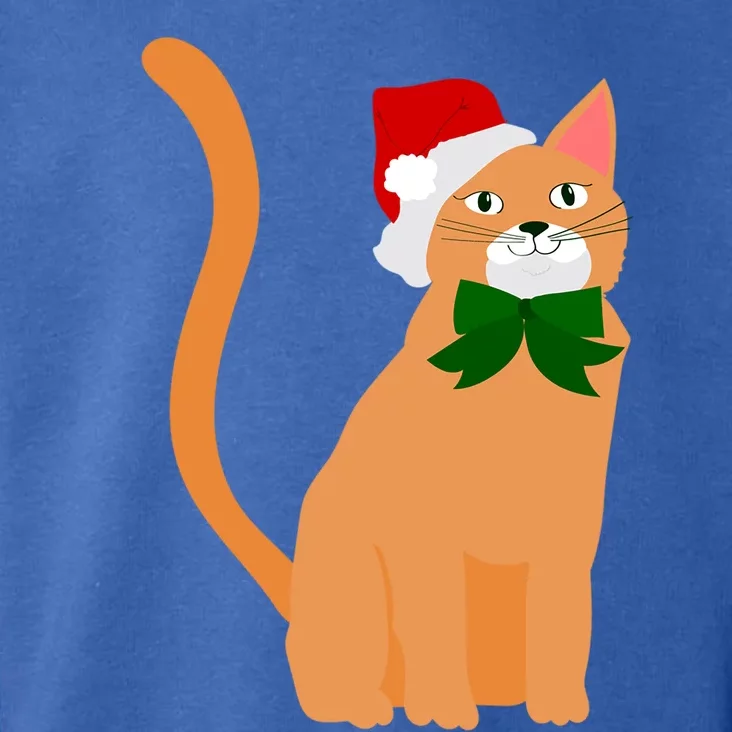 Christmas Santa Claus Hat Orange Cat Great Gift Toddler Hoodie