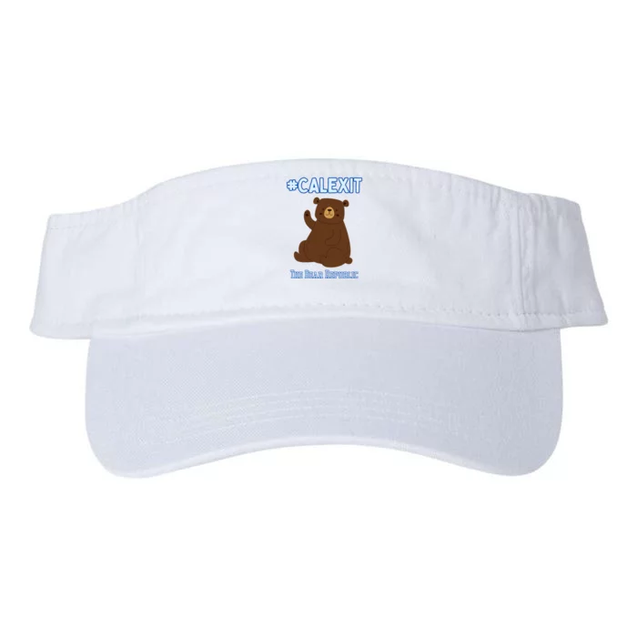 California Secession Calexit Bear Republic Valucap Bio-Washed Visor