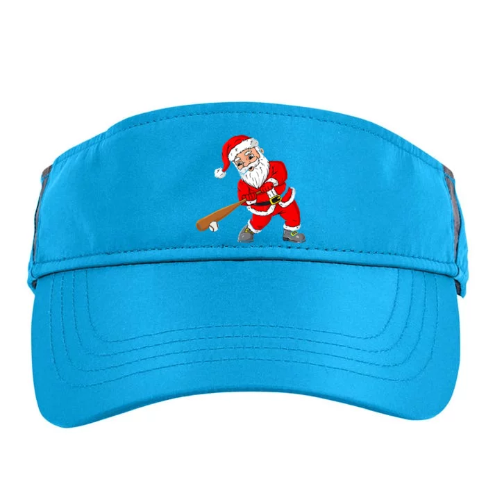 Christmas Santa Claus With Baseball Bat Boys Teens Xmas Adult Drive Performance Visor