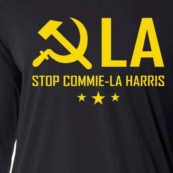 Commiela Stop Commiela Harris Stop Kamala Trump 2024 Cooling Performance Long Sleeve Crew