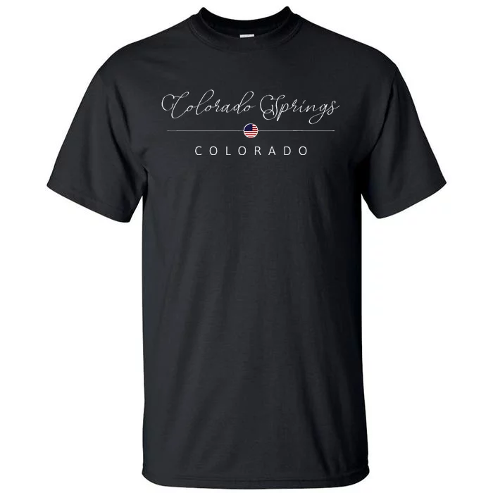 Colorado Springs Colorado Co On Colorado Springs Tall T-Shirt