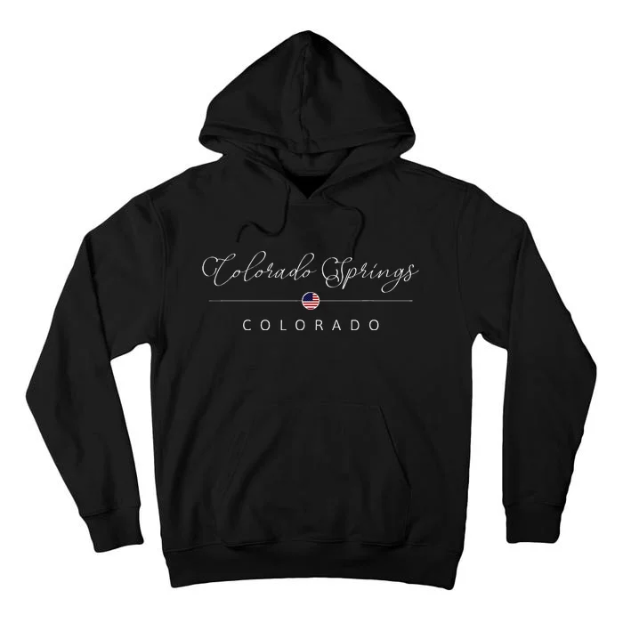 Colorado Springs Colorado Co On Colorado Springs Tall Hoodie