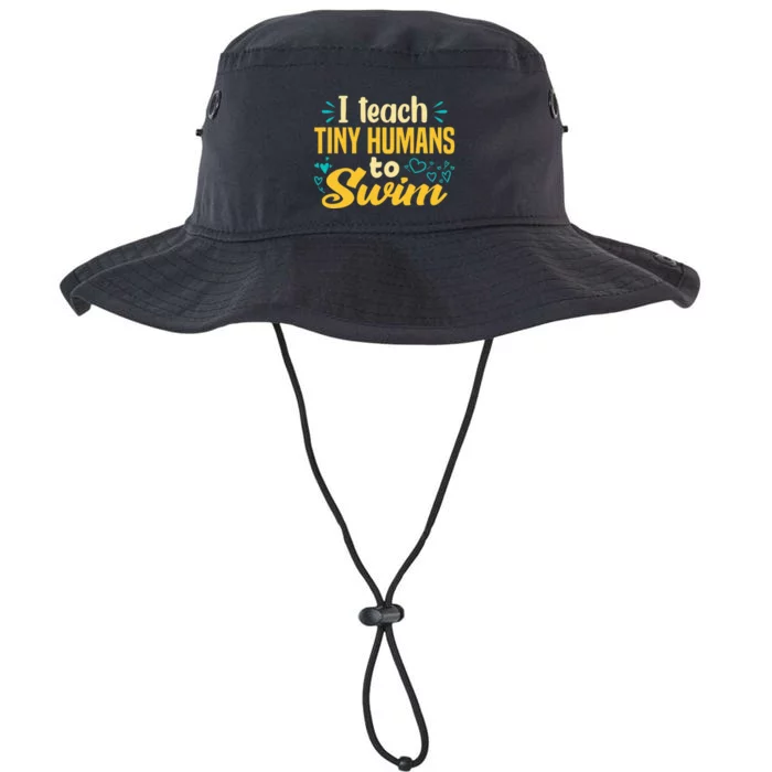 Cool Swim Coach I Teach Tiny Humans To Swim Swimming Teacher Legacy Cool Fit Booney Bucket Hat