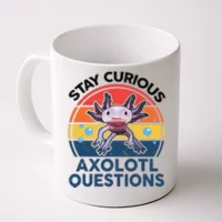 I Axolotl Questions Cute Funny Axolotls Gifts Travel Mug by Qwerty Designs