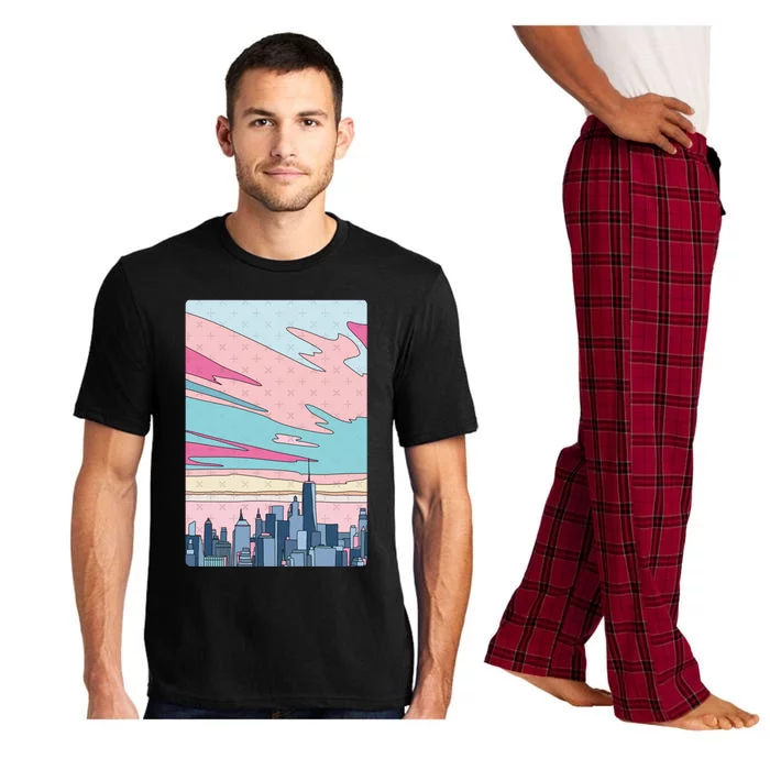 City Sunset Pajama Set