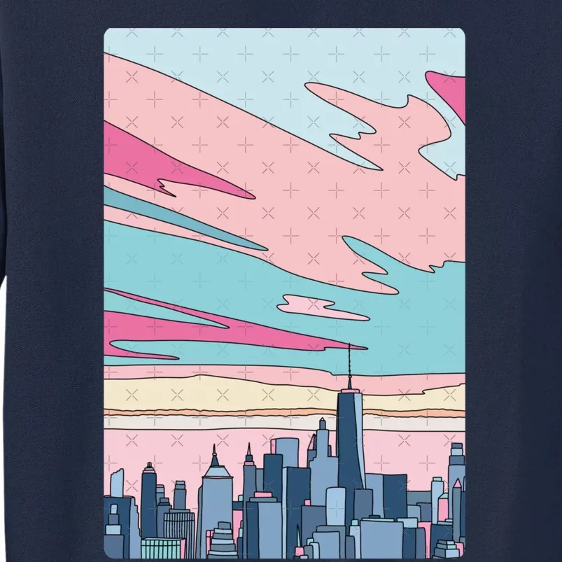 City Sunset Tall Sweatshirt