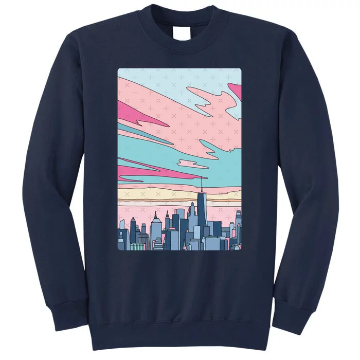 City Sunset Tall Sweatshirt