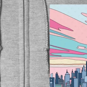 City Sunset Full Zip Hoodie