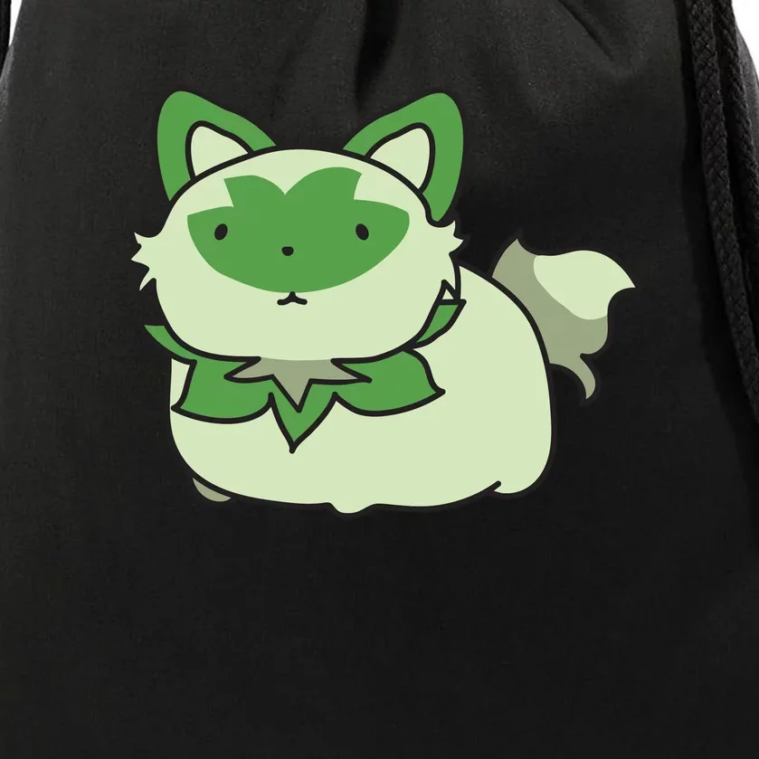 Chubby Sprigatito Chibi Kitty Drawstring Bag